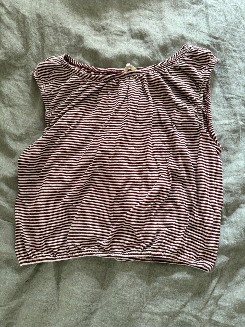 Madewell Striped Scoop Neck Women's Top
